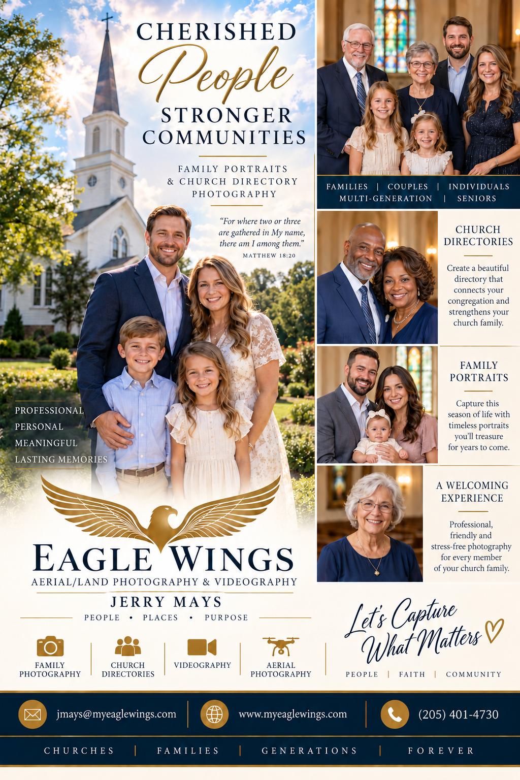 Church directories and family portrait photography